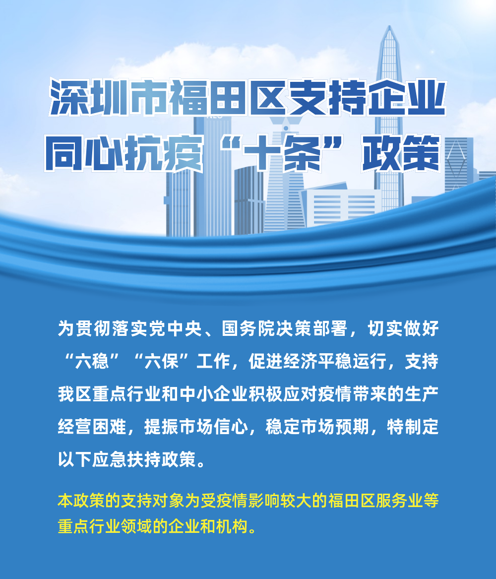 速看！深圳两个区发布助企“十条”政策！减租、发放社保补贴……