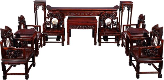 中堂-神圣、肃穆的红木家具