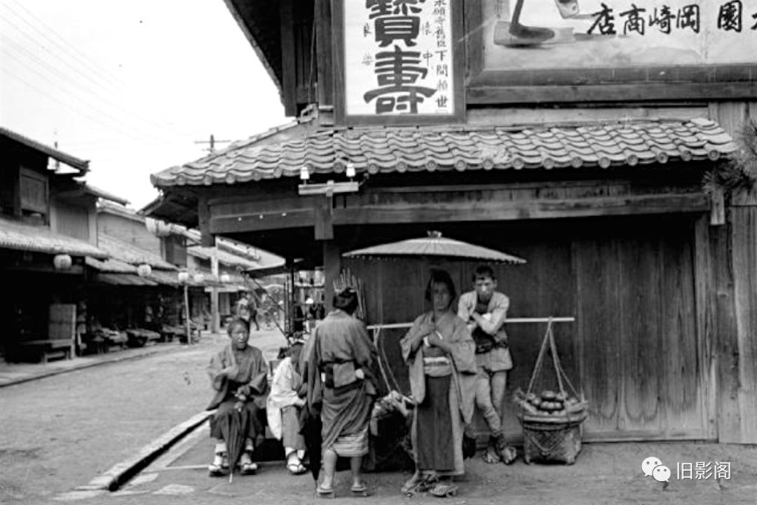 老照片 世紀初的日本明治末期的市井生活 舊影閣 微文庫