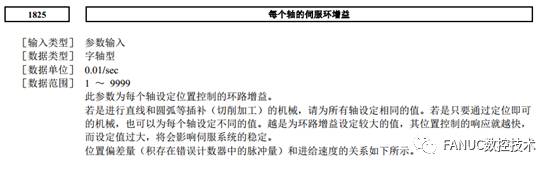 FANUC | 伺服轴异响问题处理说明的图2