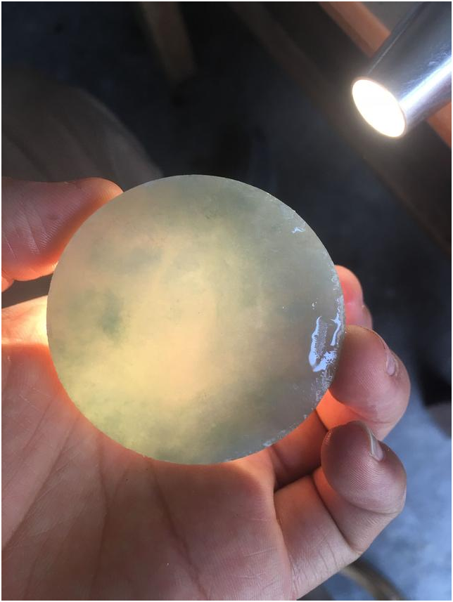 翡翠手镯心还可以这样玩？制作成翡翠皮带扣全过程！