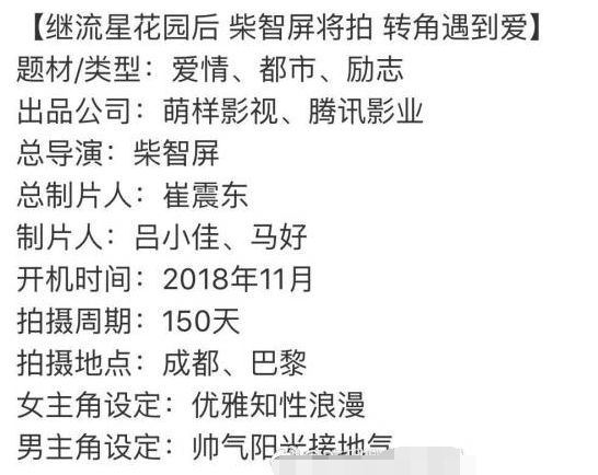 圈黍說：《轉角遇到愛》翻拍？ 張一山團隊？ 張新成資源？劉昊然拍戲？白敬亭發展？ 戲劇 第1張