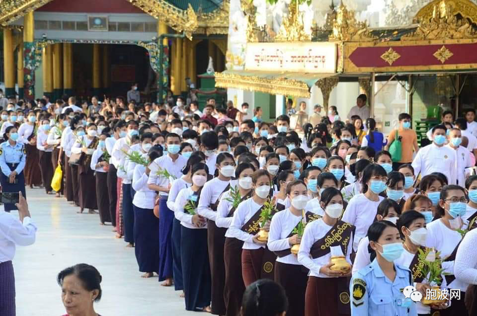 照片集：缅甸各地格宋月盈日活动