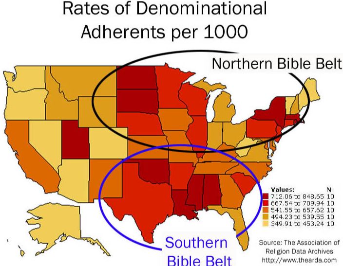 习语系列第63期 你知道什么是「Bible belt」吗？ 占个座吧占个座吧