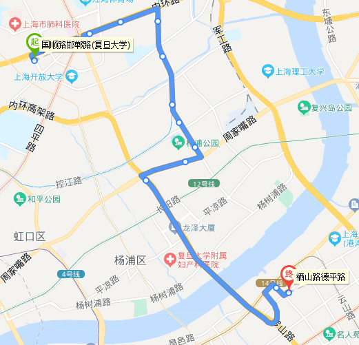 浦东975路公交车路线图图片