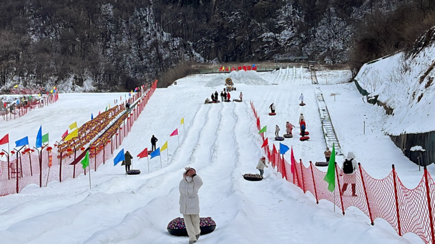 宝鸡眉县滑雪场图片