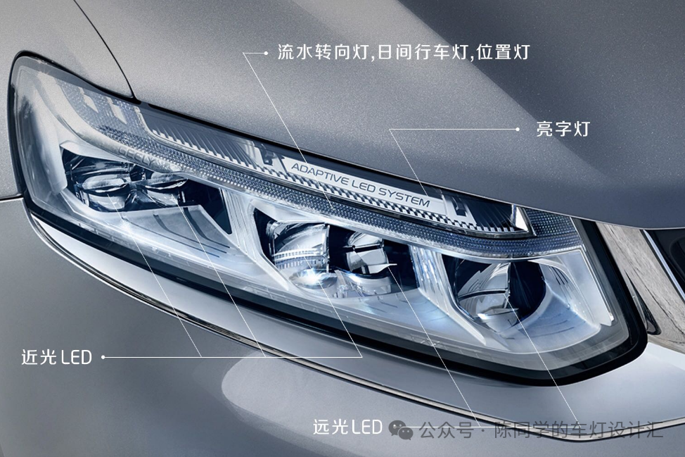 照明功能最全、最强的中国品牌车型，详解吉利FY11矩阵大灯-新浪汽车