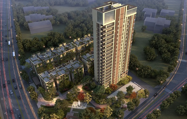 金融城板块新盘【新城市领秀】建面100㎡~210㎡有平层有叠院！