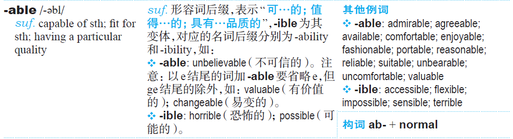 英语词根词缀大全_英语词根词缀大全252个_英语常见252个词根词缀