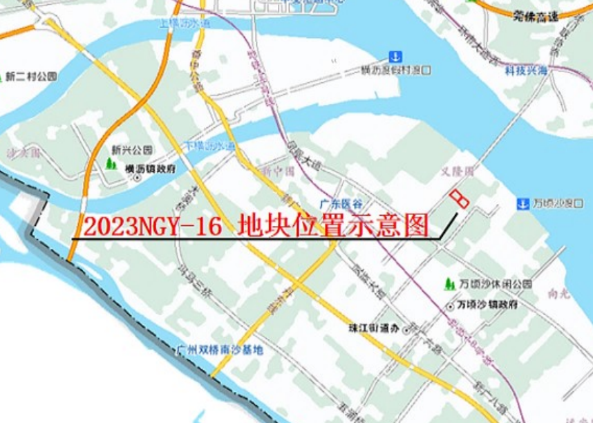 南沙横沥岛尖地价再创新低，13559元/㎡！