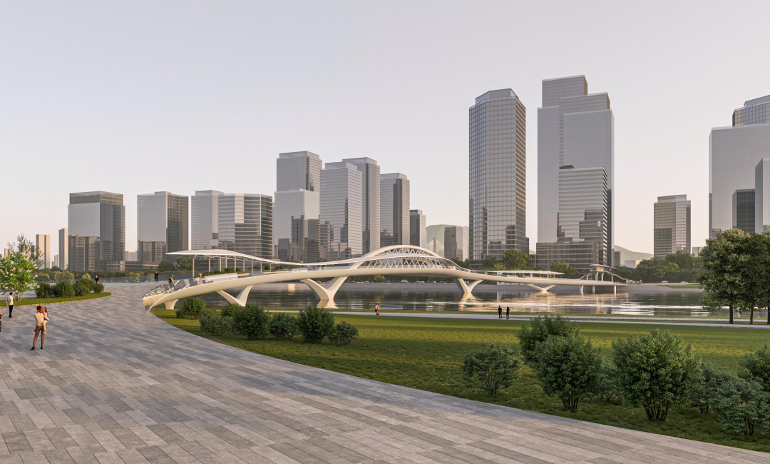 南沙横沥新地标！横沥金融岛，耗资近3个亿，南沙版「海心桥」效果图曝光！-超甲新房(图6)