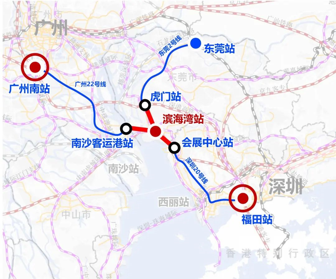 大爆发！南沙站将引入5条高铁+4条地铁+3条铁路…