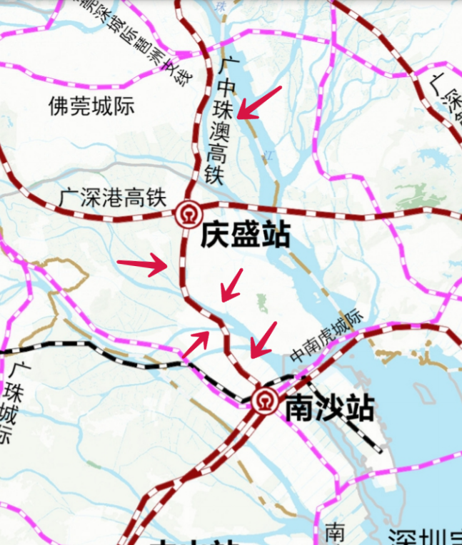 大爆发！南沙站将引入5条高铁+4条地铁+3条铁路…