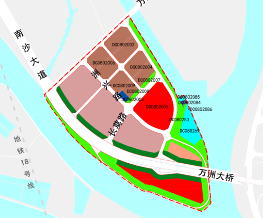 *新调整！南沙蕉门河、横沥岛等地块有变动！
