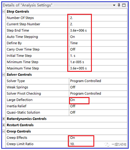 Ansys Workbench蠕变分析的图25