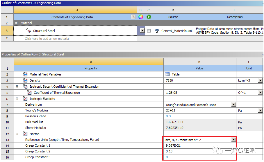 Ansys Workbench蠕变分析的图12