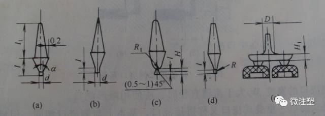 注塑模具浇口型式及选择的图2