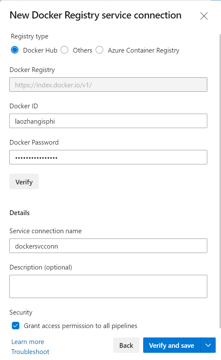 Azure Core 实现ci Cd 一 构建镜像并推送仓库 全网搜
