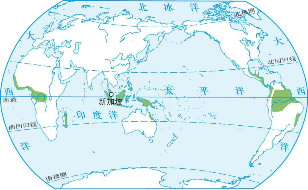 巴西气候类型分布图_巴西气候分布_巴西气候分布特点