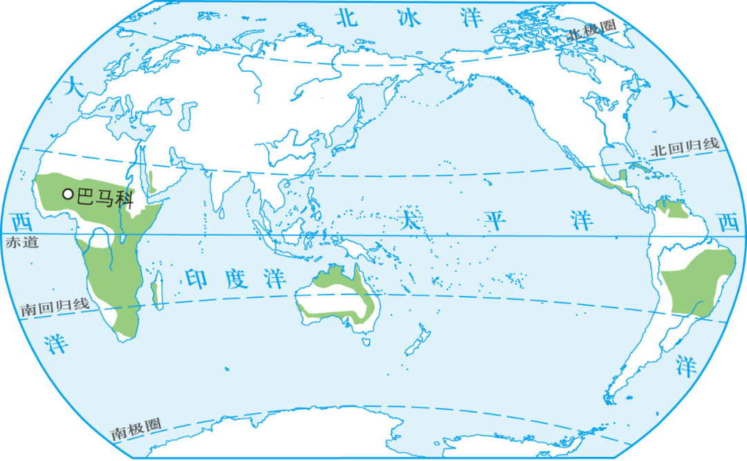 巴西气候分布_巴西气候类型分布图_巴西气候分布特点