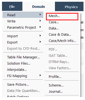 Fluent中模型设置和数据的复用的图1