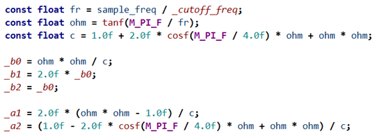 飞控中的IIR二阶滤波器的图1