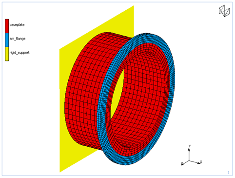 设计仿真 | 圆管法兰使用 Marc 进行装配增材制造的图1