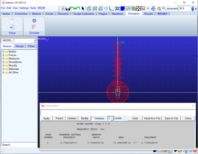 设计仿真 | Adams线性化分析子程序应用的图2