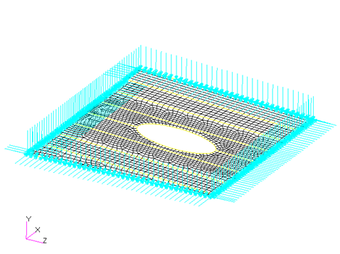 设计仿真 | MSC Nastran Global Local分析技术的图3