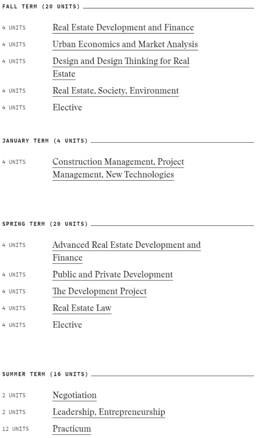 哈佛大学-房地产硕士