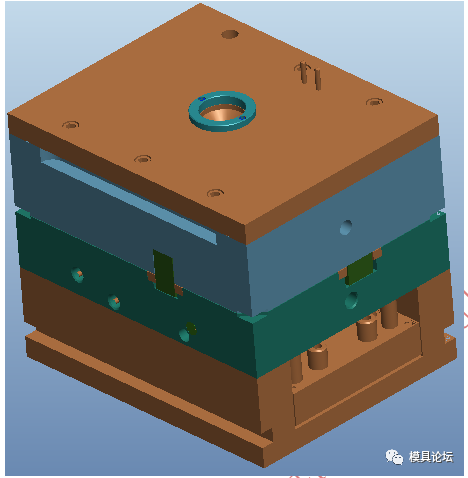 防护屏外罩注射模具设计+3d的图2