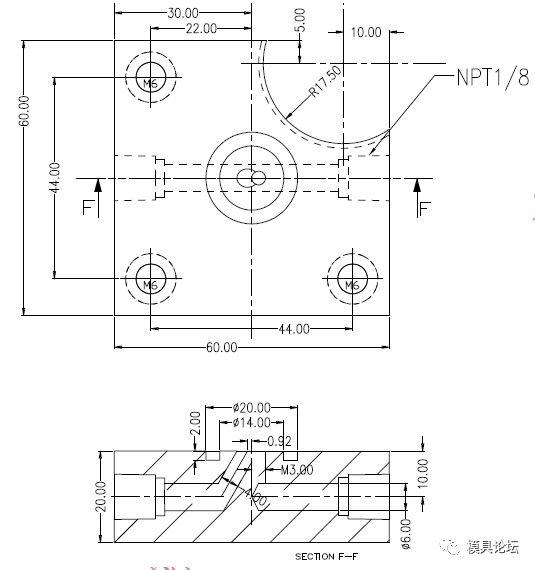 滴壺+三通+手柄注塑模具設計+3d的圖6