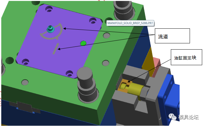 滴壺+三通+手柄注塑模具設計+3d的圖3