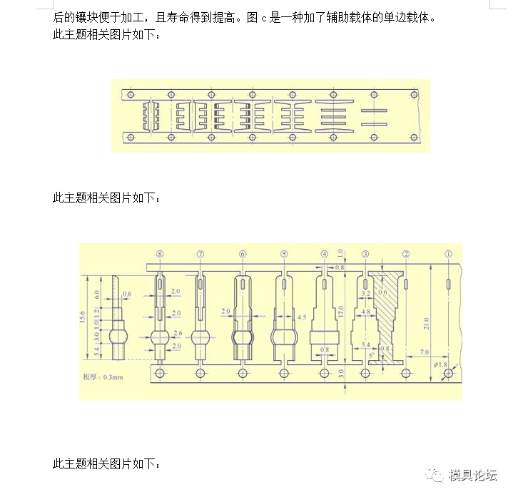 多工位級進模的設計基礎知識的圖3