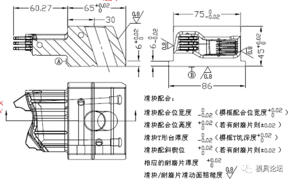 左右后視鏡殼體注射模具設(shè)計(jì)+3d的圖5