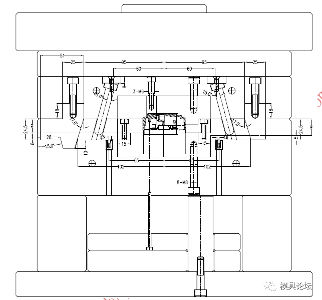 密码锁面板注塑模设计要点+3D图档的图4