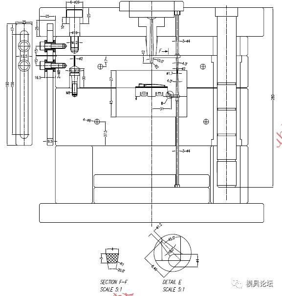 密码锁面板注塑模设计要点+3D图档的图5