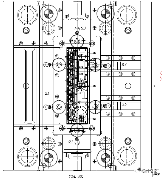 密码锁面板注塑模设计要点+3D图档的图3