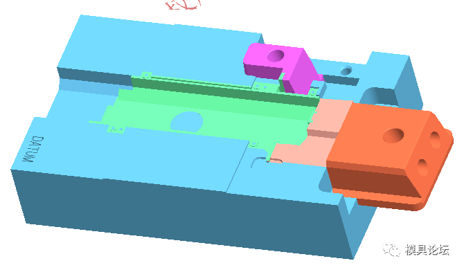 全站仪机芯支架注塑模设计要点+3d的图6