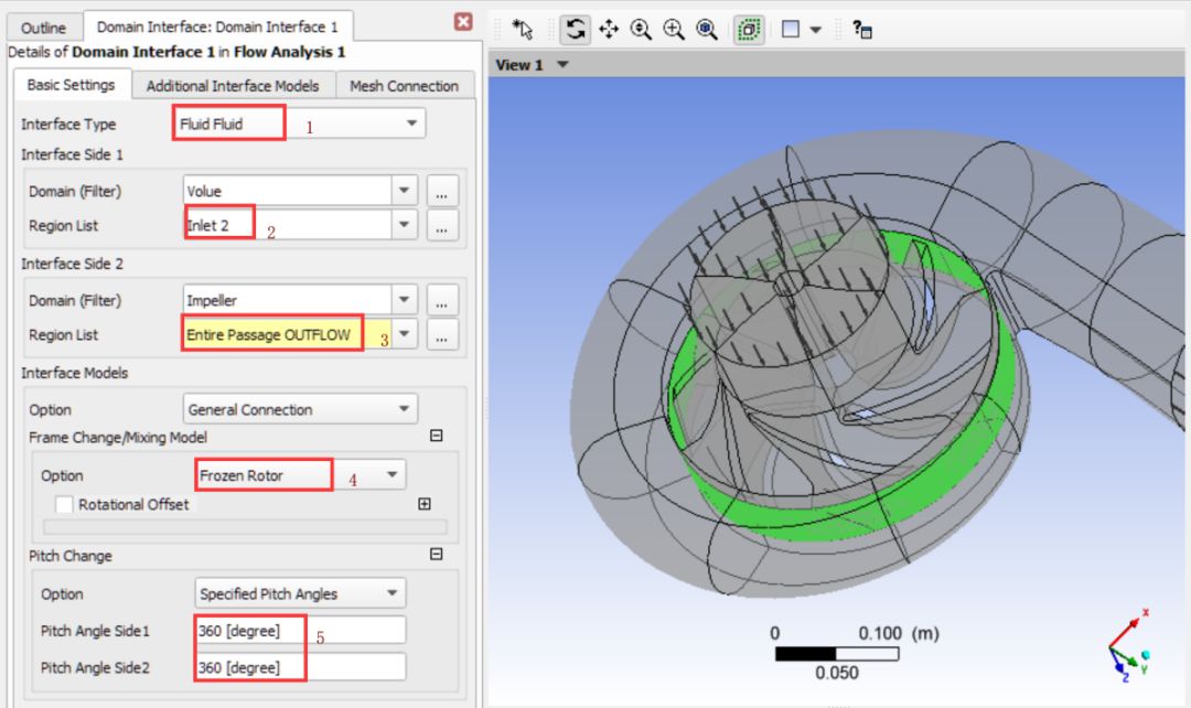 ANSYS CFX 带蜗壳离心泵性能仿真分析的图11