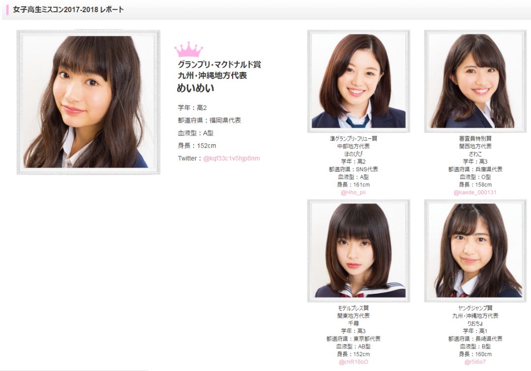 今年的 日本最美女高中生 長這樣 從30萬人中脱穎而出的到底是誰 滬江日語 微文庫