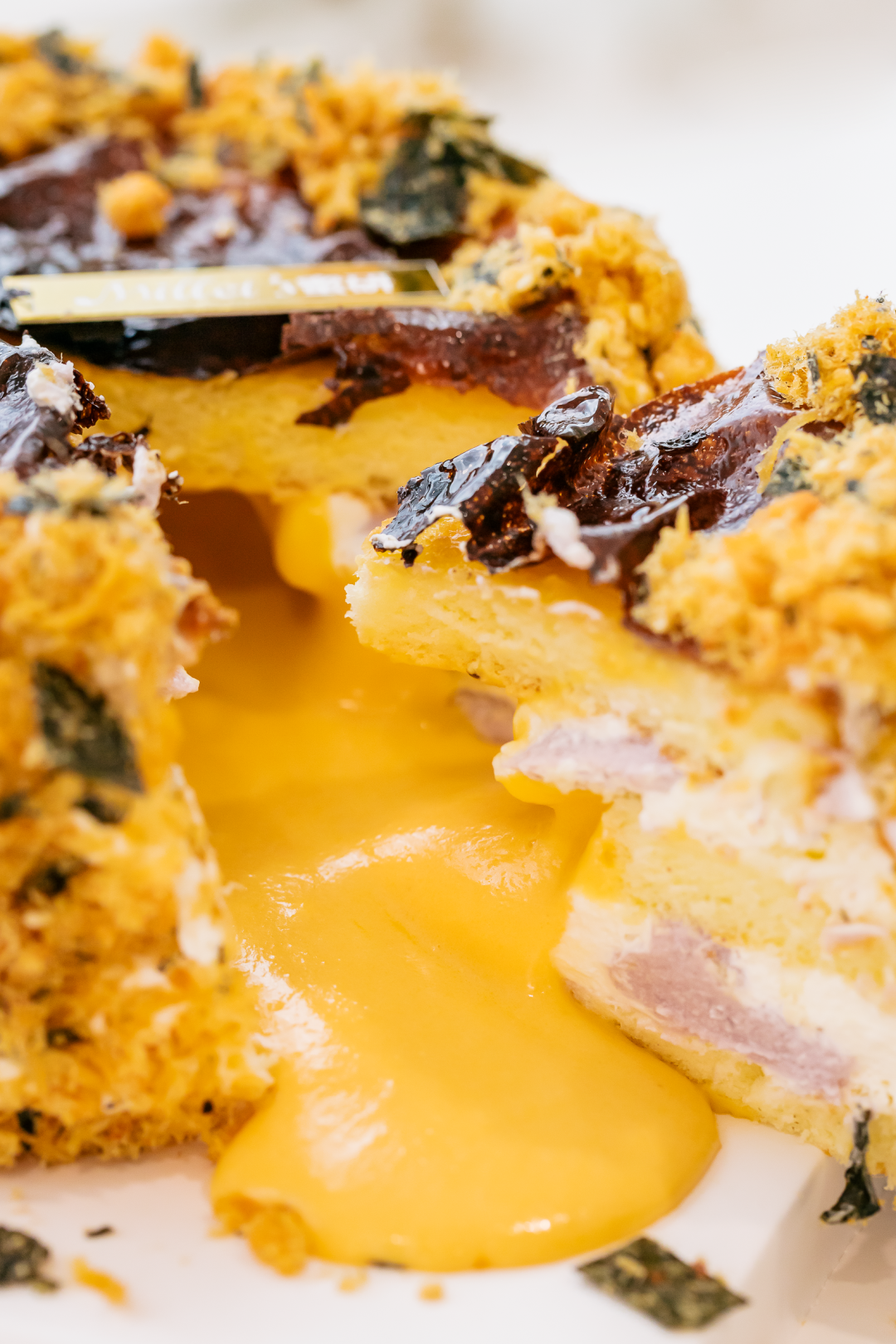 岩烧金沙芋泥蛋糕,太有颜值啦!