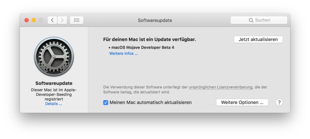 macOS Mojave 测试版 beta 4已推出，又有新的壁纸！