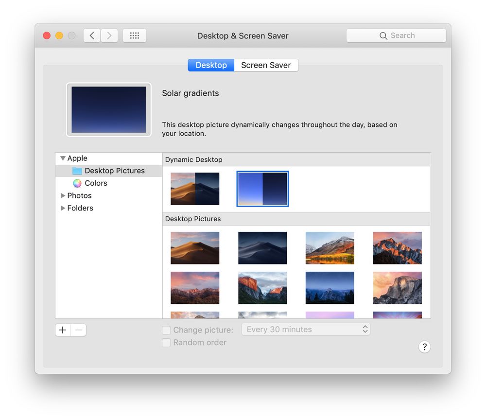 macOS Mojave 测试版 beta 4已推出，又有新的壁纸！