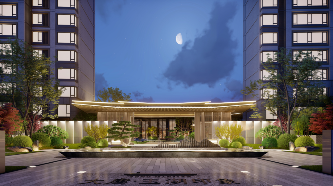 大唐·玉湖印象项目效果图园林规划立足"全龄乐享"理念,传承宋式