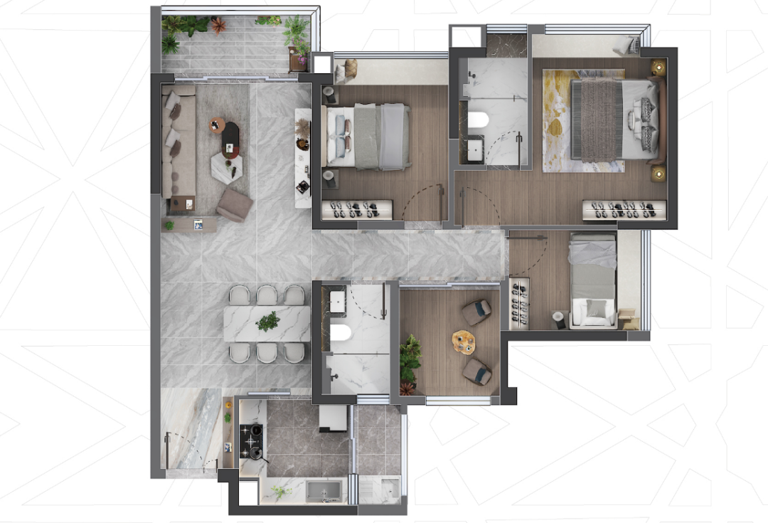 白云新世界云耀加推100-120㎡，均价6.5万/㎡！