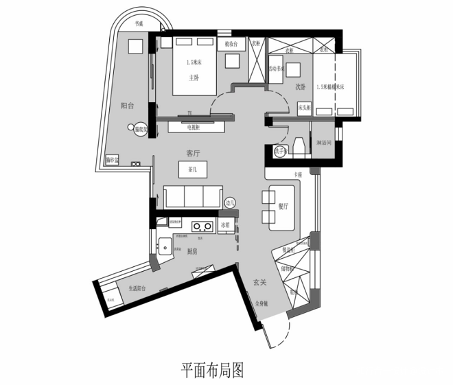 剛需兩房變三房，廚房放大1.5倍，火箭式提高生活質量 家居 第35張