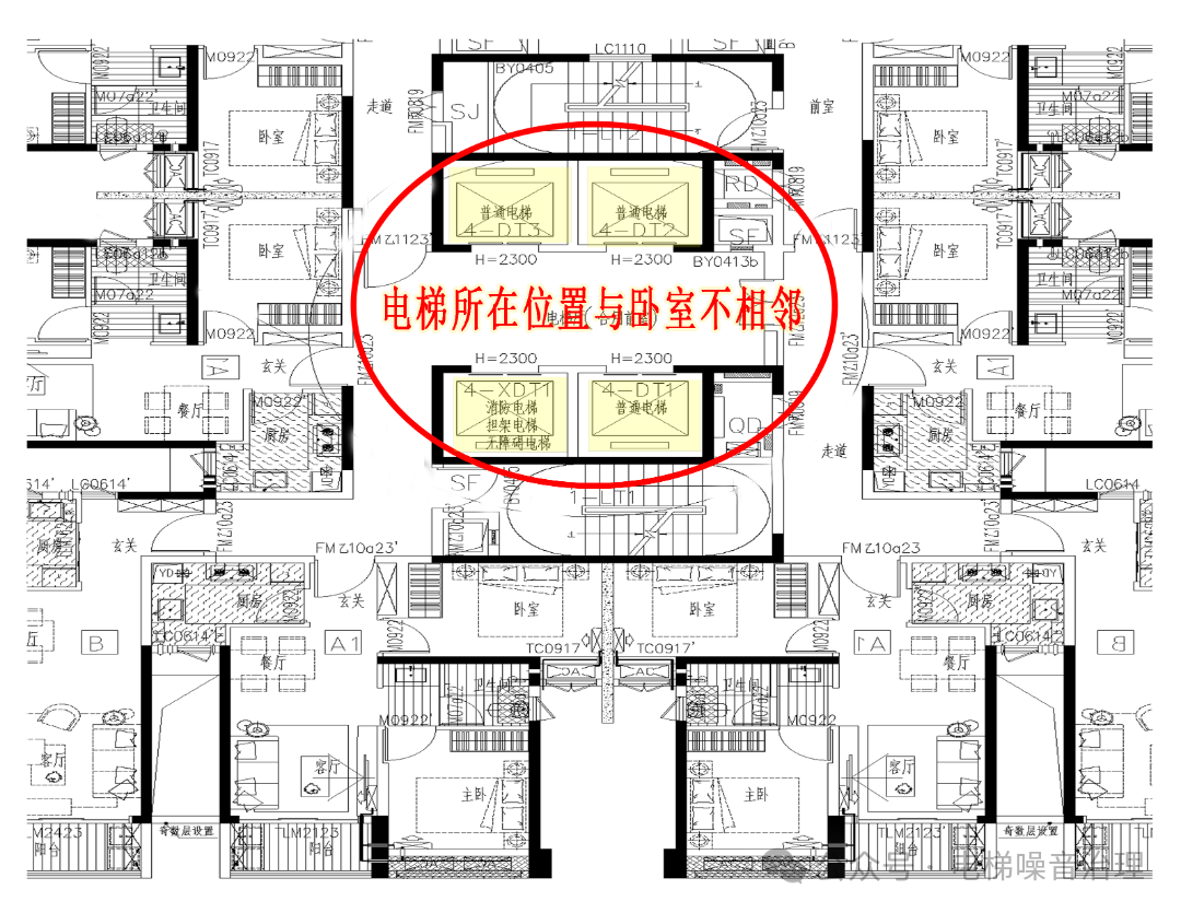 二梯五户电梯设计图图片