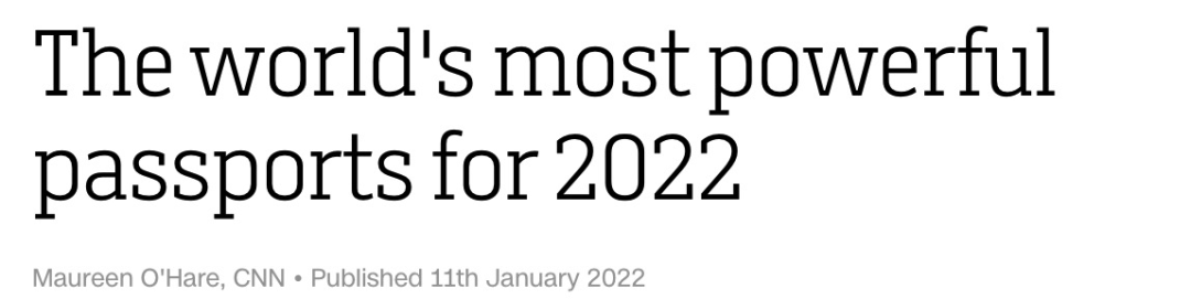 1~2月新加坡护照发放量突破7万本！