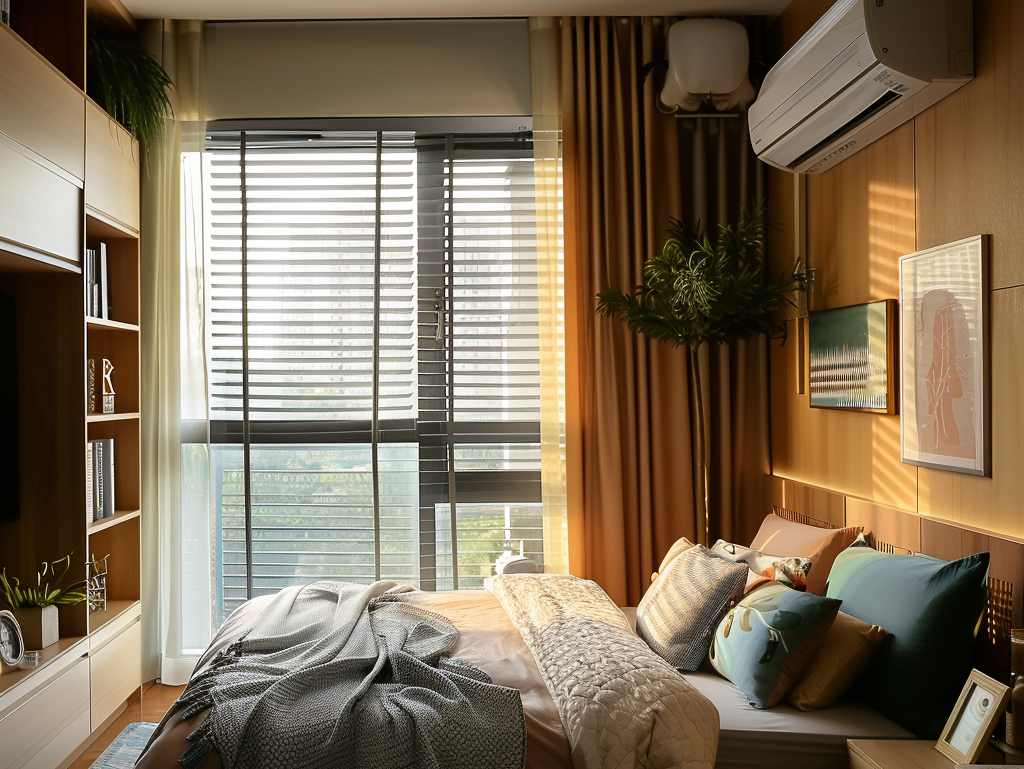 bancom__A_cozy_room_with_an_air_conditioner_da34b8b3-7f5e-451e-b143-ee15bf580aef.png